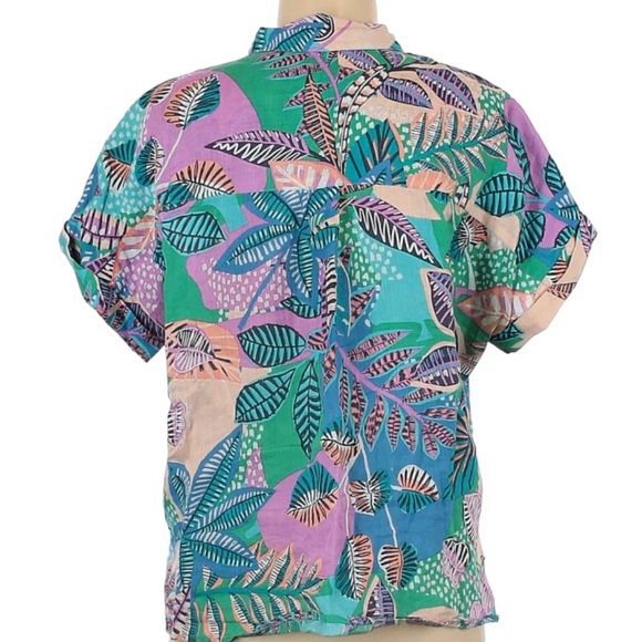 Floral linen shirt - Picture 3 of 5